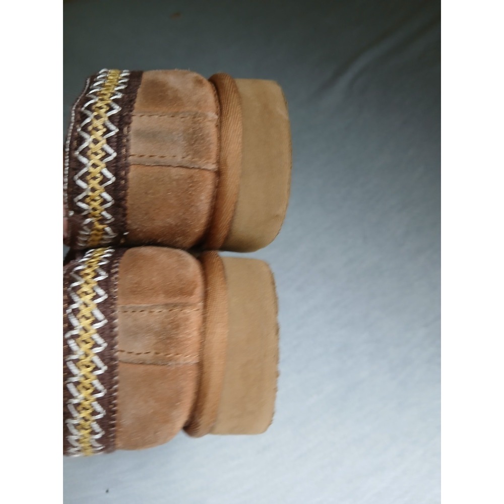 Ugg Slippers Womens 7 Tasman Sheepskin Lined Moccasin Cozy Slip On Western - Picture 6 of 10